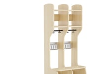 Garderobe Måns Hel 2 Pladser, Hvid