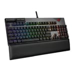 Asus ROG STRIX FLARE II RGB Mechanical Gaming Keyboard Red Switches Wrist Rest