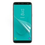 Samsung Galaxy J6 (2018) skärmskydd HD självhäftande 5PACK Genomskinlig