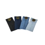 INF Midjeförlängare / Knappförlängare för Jeans - 4 pack 83x35x3 mm
