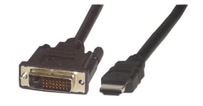 MCL - Câble adaptateur - liaison double - HDMI mâle pour DVI-D mâle - 2 m