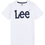 Lee Wobly Grapic t-skjorte til barn, bright white