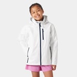 Helly Hansen Juniors' Crew Midlayer Jacket 2.0 Vit 128/8