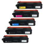 5 Toner Cartridges (Set+Bk) to replace Brother TN423 + Bk non-OEM / Compatible