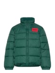 Hugo Kids Puffer Jacket Grön