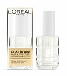 L'OREAL LE ALL IN ONE BASE & TOP COAT NAIL POLISH INFUSED WITH ROSE OIL