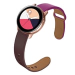 Apple Watch Series 5 40mm bi-color genuine leather watch band - Purple