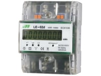3-Fas Elmätare Mid-Kompatibel 63A 230/400V Med Lcd-Display Le-02D