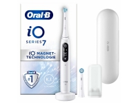 Braun Oral-B iO Series 7 elektrisk tannbørste, dobbel pakke med 2 vedlegg, hvit