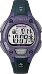 Timex Ironman Classic 34 mm Womens Purple Case Gray Resin Strap Watch TW5M16000