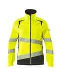 JAKKE, 5XL, HI-VIS GUL/MØRK MARI