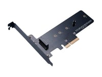 M.2 SSD to PCIe adapter card, Full height and Low profile bracket incl