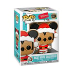 Funko Pop! Disney: Holiday - Santa Mickey Mouse - Gingerbread - Collectable Vinyl Figure - Gift Idea - Official Merchandise - Toys for Kids & Adults - Movies Fans - Model Figure for Collectors
