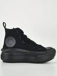 Converse Chuck Taylor All Star Move, Black, Size 10 Younger