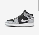 NIKE AIR JORDAN 1 MID SE (GS) ,Elephant Print' SIZE UK 4 EUR 36.5 (DM6216 016)