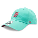 Keps 47 Brand MLB Detroit Tigers Double Under 47 CLEAN UP BCWS-DBLUN09GWS-TF84 Tiffany Blue