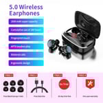 X29 TWS trådlösa hörlurar Bluetooth öronsnäckor touch Black