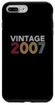 Coque pour iPhone 7 Plus/8 Plus Vintage 2007 Rétro Couleur Classique Original Anniversaire