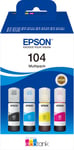 Epson Ecotank 104 4-colour Multipack Mustepaketti