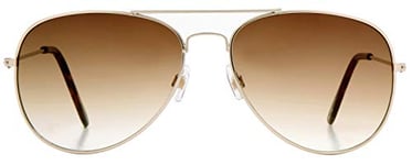 Foster Grant Men's AVI Sunglasses, Light Gold/Tortoiseshell Tip, One Size, (SFGS22105)