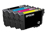 Epson 29XL Multipack - Pack de 4 - haute capacité - noir, jaune, cyan, magenta - originale - emballage coque avec alarme radioélectrique/ acoustique - cartouche d'encre - pour Expression Home...