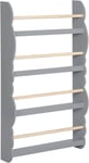 Rootz Väggmonterad bokhylla för barn - Bokhylla för barn - Säkra, snygga, vända hyllor - Giftfri, Säker, utrymmesbesparande - 98 cm x 60 cm x 14,5 cm