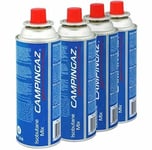 Campingaz Resealable CP250 220g Isobutane Gas Cartridge 4 Pack Heater Stove