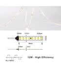 LED Strip 24V IP20 2700K 12W/m, 5 meter pakke