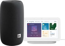 JBL Link Portable Wi-Fi-högtalare med Google Nest Hub 2 bundle - Nyskick - originalförpackning saknas