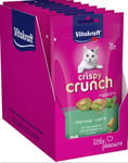 Vitakraft - Cat treats - 8 x Crispy Crunch with peppermint oil 40g (bundle)