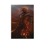 xiaoxiami Dark Souls 3 Soul of Cinder Canvas Art Poster and Wall Art Picture Print Modern Family bedroom Decor Posters 20x30inch(50x75cm)