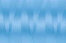 Gutermann 705798-5733-1 Bobine de fil à broder en polyester Super Brite 40 pour machine à coudre 1000 m Bleu clair