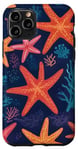 Coque pour iPhone 11 Pro Motif corail étoilé cool