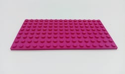 LEGO 8x16 MAGENTA Base Plate Baseplate - 8x16 STUDS (PINS)  - Brand New