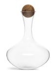 Nature Wine Carafe With Oak Stopper Home Tableware Jugs & Carafes Wine Carafes & Decanters Nude Sagaform
