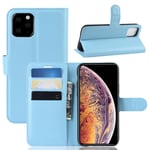 Apple iPhone 12 Pro Max PU Wallet Case Light Blue