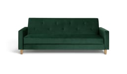 Habitat Brooks Fabric 3 Seater Clic Clac Sofa Bed - Green