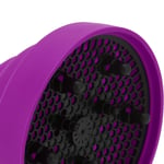 (Purple)Universal Collapsible Hair Dryer Diffuser Travel Folding Hair Blow DDD