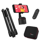 Pivo Pod One Standard Pack (Pod Red) - Content Creation Complete Set - 360° Auto Tracking - Tripod, Mount & Case Included - Selfie Vlogging Face & Body Tracking