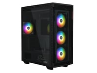 Xpg Battlecruiser Ii St, Midi Tower, Pc, Svart, Atx, Eatx, Micro Atx, Mini-Itx, Rostfritt Stål, Spela