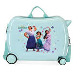 Disney Charming Children's Suitcase Blue 50x39x20cm Rigid ABS Combination Closure Side 34L 1.8 kg 4 Wheels