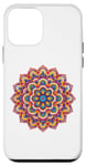 Coque pour iPhone 12 mini Mandala Joli Mandala Coloré Méditer Yoga Cristaux Joie