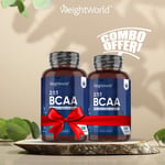 2:1:1 BCAA 2000mg with Added Vitamin B6, B12 360 Tablets Pre-Workout Supplement