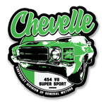 Chevrolet Chevelle Sticker, Accessories