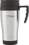 ThermoCafe Stainless Steel Travel Mug with Slide Lock Lid 400ml