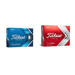 TITLEIST Tour Soft Golf Ball, White, One Size & TruFeel Golf Balls, White