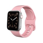 Apple Watch Series 7 41mm Armband i silikon, Rosa