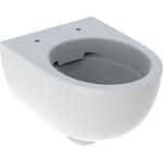 Geberit Renova Compact væghængt toilet, rengøringsvenlig, keramik hvid 