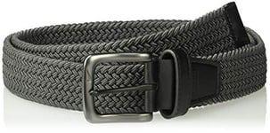 NIKE Men's G-Flex Woven Stretch Wave Belt, Charcoal Grey, 40