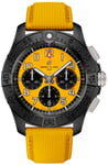 Breitling SB0147101I1X1 Avenger B01 Chronograph 44 Night Mission Gul/Læder Ø4444